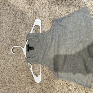 Gray Sleeveless Top